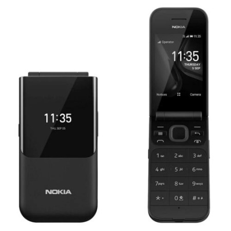Brand New NOKIA 2720 Flip Black TA-1170 4G LTE 4GB 2.8" KaiOS Phone In Box